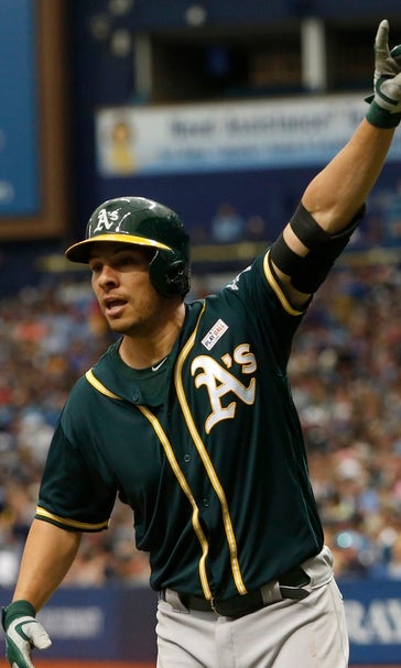 Danny Valencia has career day, hits 3 homers to help A's edge Rays